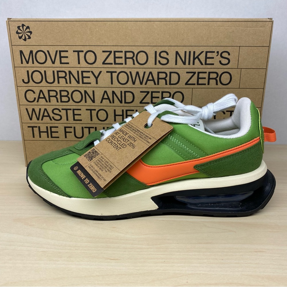 Nike Air Max Pre-Day LX Men’s Size 8 Chlorophyll Green Treeline Orange New